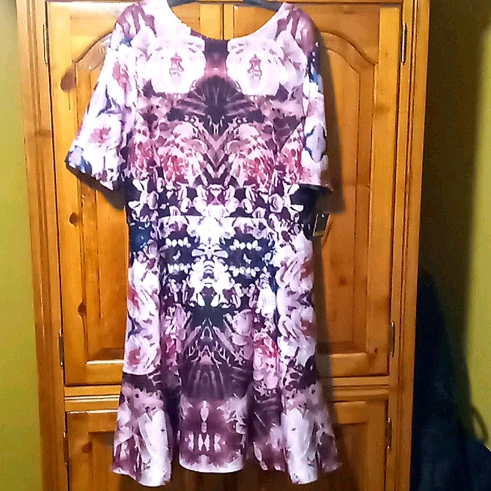 Purple Floral Dress